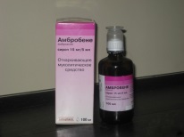 Ambrobene with a dry cough in a child up to a year