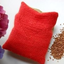 Cloth warmer with buckwheat for newborns