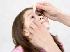 Antiviral eye drops for children