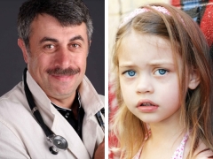 Dr. Komarovsky about bruises under the eyes of a child