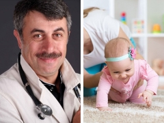 Dr. Komarovsky on how to teach a baby to crawl