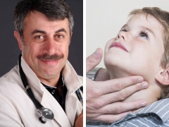 Dr. Komarovsky on enlarged lymph nodes in the neck of a child