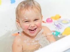 Why does a baby cry while bathing or after it?