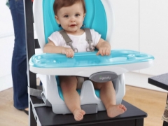 Seat on the chair for feeding the child