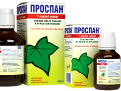 Prospan syrup for children: instructions for use