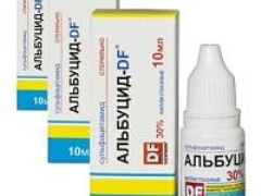 Albucidum (sulfacyl sodium) for children: instructions for use