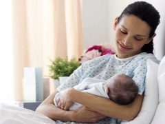 Breastfeeding after cesarean section