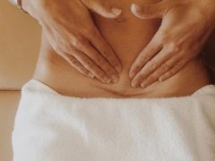 When does menstruation usually begin after cesarean section?