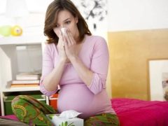 What to do with a cold, runny nose or cough in the second trimester of pregnancy?