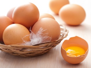 Chicken eggs