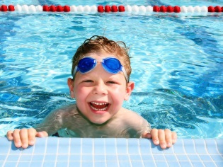 Swimming in the pool