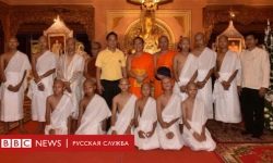 Thai schoolchildren who were rescued from the cave became monks at the monastery