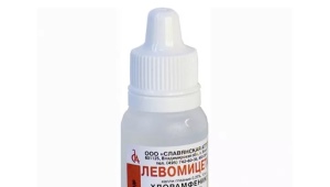 Levomitsetin eye drops for children