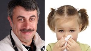 Dr. Komarovsky on the treatment of rhinitis in a child