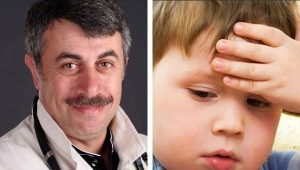 Dr. Komarovsky about what to do if the child hit his head