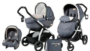 Strollers: a variety of models and features of choice