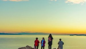 Rest on Lake Baikal with children