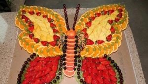 How to make a beautiful fruit cutting for children?