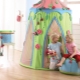 Children's play tents in the house and apartment