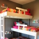 Three-tier beds for children