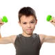 Effective exercises with dumbbells for children