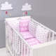 Choosing bed linen in the crib for a newborn