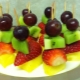 Fruit canape recipes on skewers for kids