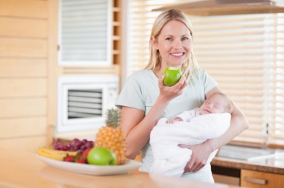 Constipation in a child while breastfeeding due to the nutrition of the mother