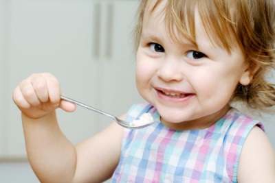 Children's cottage cheese - the first lure