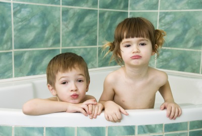 Hygiene - bath for children