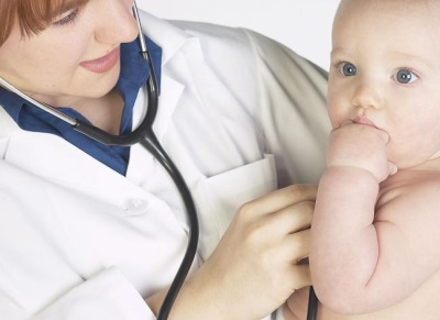 Child with a doctor