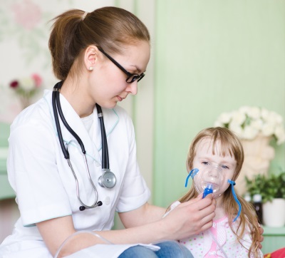 Inhalation of the child in the hospital