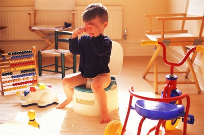 Method of teaching a child to the pot