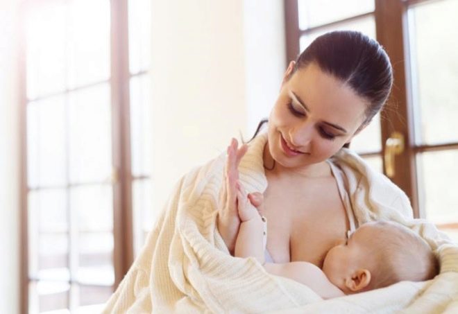 Breastfeeding baby